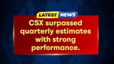 CSX Exceeds Quarterly Estimates With Increased Intermodal And Coal Export Volumes