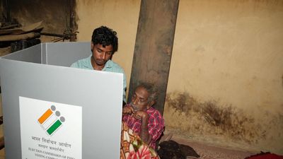 Polling team treks 18 km inside deep forest to record a home vote
