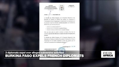 Three French diplomats expelled over alleged 'subversive activities' in Burkina Faso