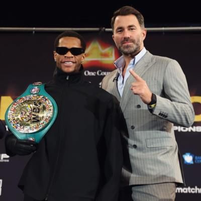 Eddie Hearn Radiates Confidence And Style At Press Conference