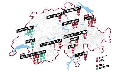 Tour de Suisse 2024 route