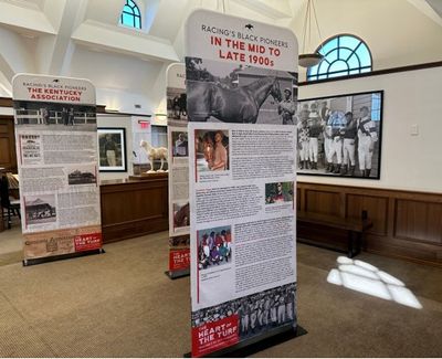 Keeneland traveling exhibit honoring African American workers showcased in Frankfort