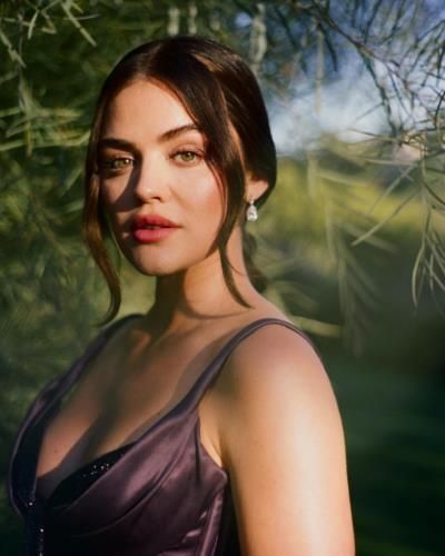 Lucy Hale Mesmerizes With Stunning Greenery Photoshoot