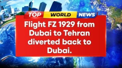 Flight From Dubai To Tehran Diverted Back To UAE
