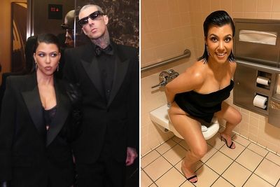 Travis Barker Wraps Up Birthday Tribute To Kourtney Kardashian With Photo Of Her On The Toilet