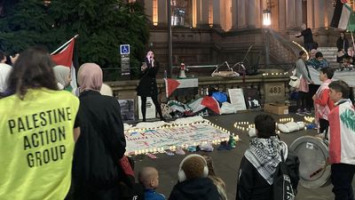 Community holds joint vigil for Gaza and Lebanon