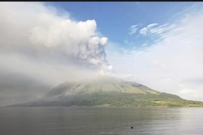 Mount Ruang Eruption Prompts Evacuations And Airport Closure