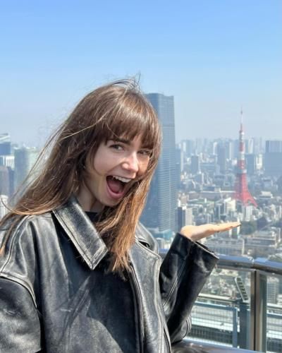 Lily Collins Embodies Adventure And Style In Travel Snapshot