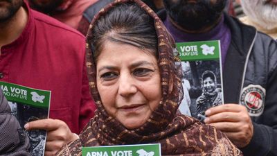 Mehbooba pledges to raise a voice against ‘onslaught on J&K’s identity and resources’ in Parliament