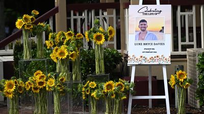'Cherished': Hundreds honour Luke Davies at memorial