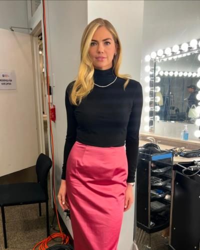 Kate Upton Radiates Elegance And Style In Backstage Snapshot
