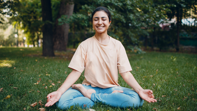 Is performing yoga outdoors therapeutic?