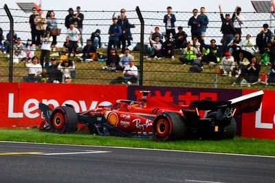 Aston Martin protests F1 Chinese GP qualifying results after Sainz red flag crash