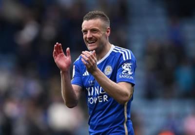 Jamie Vardy's Triumphant Celebration Captured In Victory Snapshots