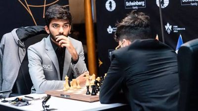 Gukesh outplays Firouzja to take sole lead, Nepo-Nakamura play draw, Caruana beats Pragg