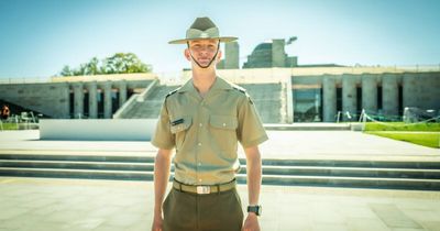 The sensual scrunch of the War Memorial's new parade ground