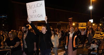 'We won't go quietly': Newcastle crowds rally against gender-based violence