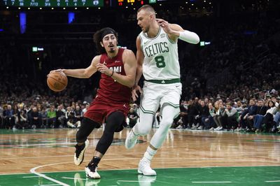 Did the Boston Celtics handle the chippiness of the Miami Heat well?
