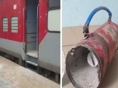 Blast in Train: Fire fighting cylinder explodes while extinguishing fire in Valsad Express in Bihar, RPF constable dies