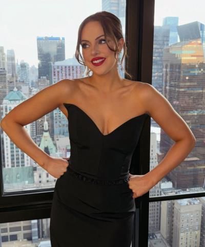 Elizabeth Gillies Radiates Elegance And Charm In Classic Photoshoot