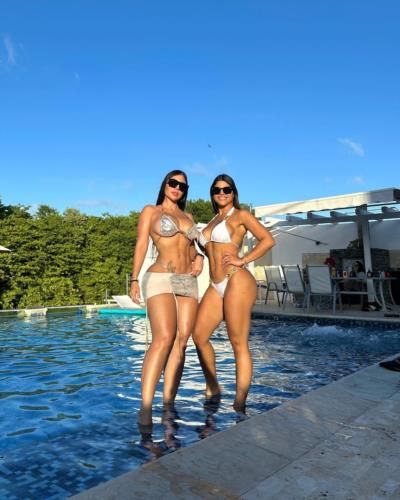 Andrea Garcia's Stunning Bikini Photoshoot With Friend Radiates Confidence