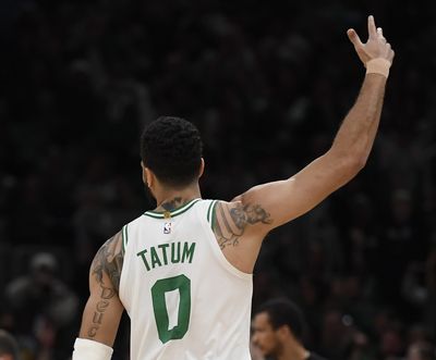 Celtics dominate Game 1 vs. Heat as Caleb Martin gives hard foul on Jayson Tatum