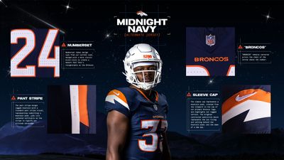 Here’s why the Broncos can’t wear an all-white alternate uniform