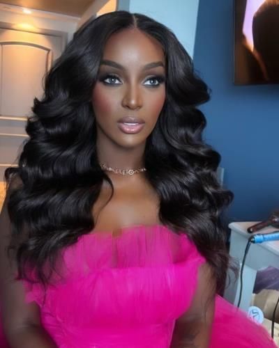 Amara La Negra Stuns In Pink Outfit With Confidence