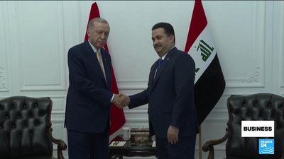 Turkish president visits Iraq to bolster economic ties