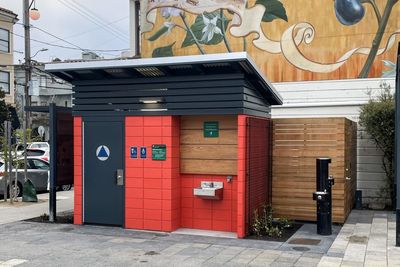 Relief as San Francisco public toilet finally opens – and not for $1.7m after all