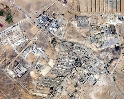 Satellite images show Israeli forces gathered for Gaza escalation