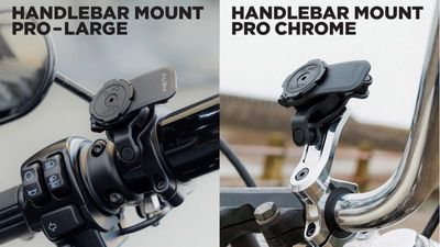 Quad Lock Has New Mounts For Cruiser Motorcycles With Thick Bars