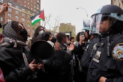 Violent Anti-Israel Protests Erupt At NYU Campus