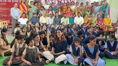 Devnar Foundation felicitates visually challenged students