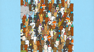 Optical illusion: Can you spot 3 empty glasses in this party?