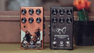 Walrus Audio’s feature-packed Monumental lets guitarists blend standard and harmonic tremolo in stereo for sonic adventures in “rich, luscious, warm pulsating modulation”