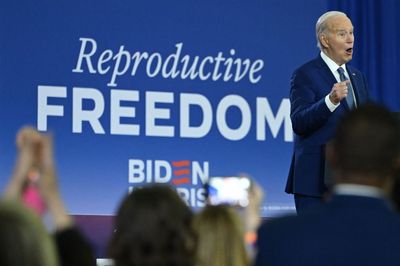 ‘Cruelty and chaos’: Biden hits Trump in Florida over abortion bans