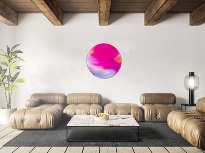 This Viral "Painted" Mirror is One of Our Favorite Ways to Add Color to Your Walls Ever