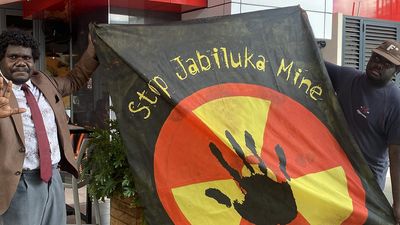 Traditional owners protest against mining at Jabiluka