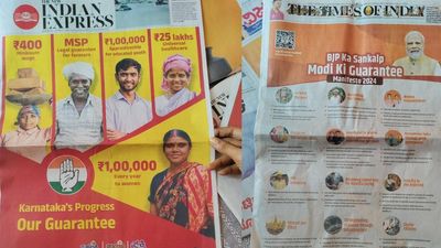 Ad wars in Karnataka: Cong pokes fun at Modi, BJP hits back with Hindutva rhetoric