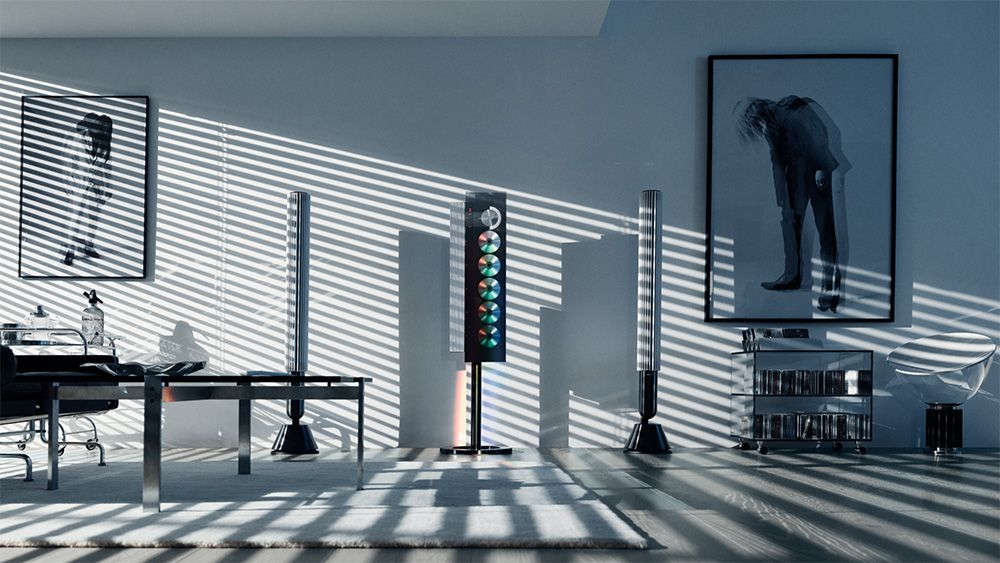 Bang & Olufsen's limited-run vertical 6-disc CD player…
