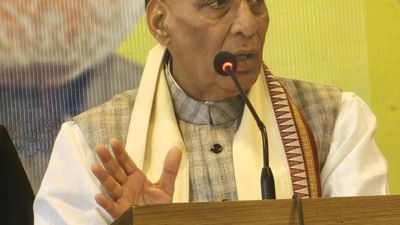 Congress wants religion-based quota in military: Rajnath Singh