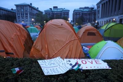 Columbia University Protesters Remove Tents From Campus