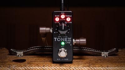 “TONEX ONE represents a revolution for guitar and bass players”: IK Multimedia’s new $179 pocket-sized TONEX pedal packages the firm’s game-changing amp and rig modeling powers into an absurdly small format