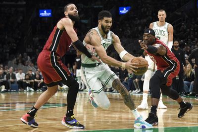 How will the Boston Celtics respond to Miami Heat forward Caleb Martin’s hard foul?