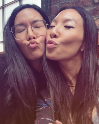 Ali Wong And Friend Exude Charm In Playful Pose