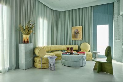 Spanish design studio Masquespacio’s new HQ is a historical mansion bursting with colour