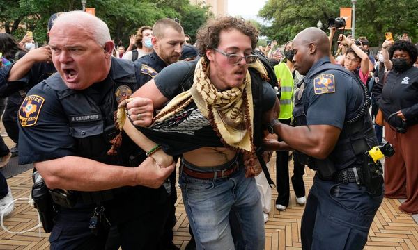 Fox journalist among dozens arrested at Texas university as protests swell