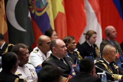 Chinese Military Officials Meet US And Russian Naval Officials