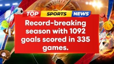 Premier League Sets New Record For Most Goals In Season